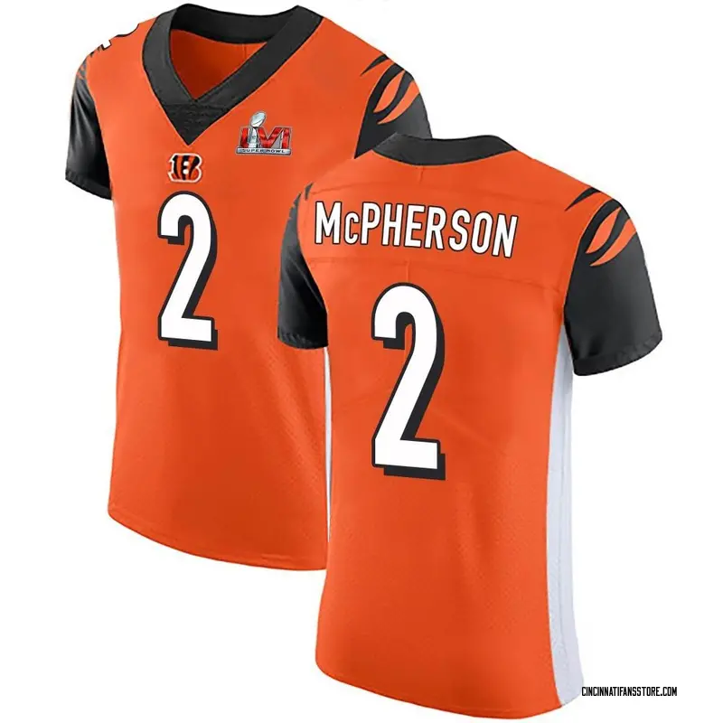 White Youth Evan McPherson Cincinnati Bengals Limited Vapor Untouchable  Super Bowl LVI Bound Jersey